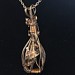 Herkimer Diamond caged necklace